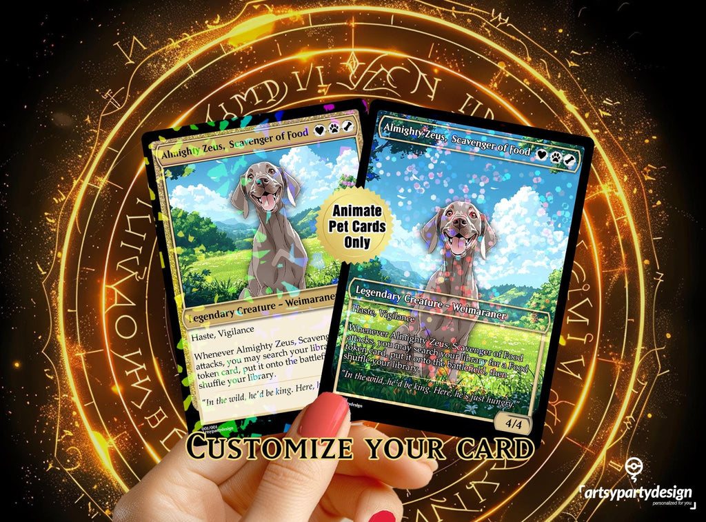 Custom Magic Card, Mtg Card, Custom TCG Card, Mtg Pet Cards, Mtg Anniversary Card, Magic custom cards, Proxy TCG