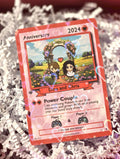 Custom Anniversary Card, Custom Pokemon Card, Custom Trading Card, Pokemon Proposal Card, Pokemon Anniversary, Pokemon Wedding Card, TCG