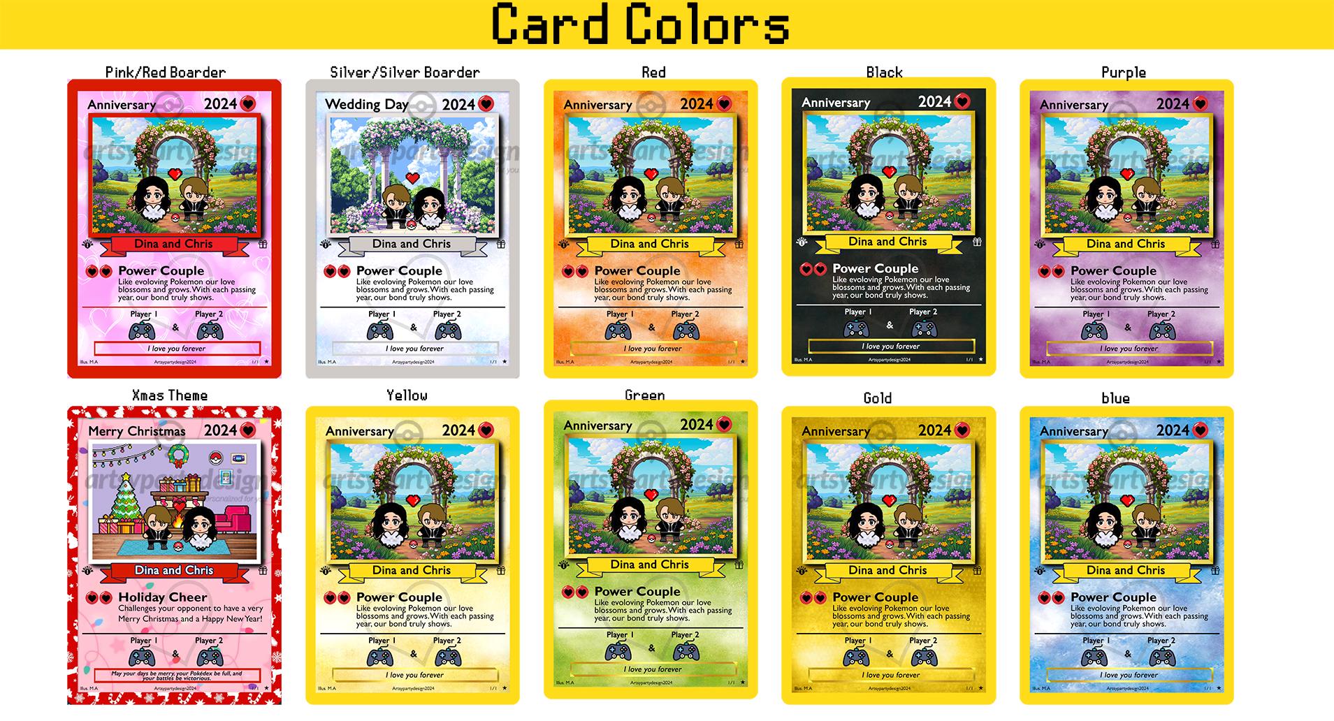 Poke Birthday Gift, Custom Trading Card, Personalized Birthday Card, Birthday Gift For Him, Birthday Gift For Her, Nerdy Gifts, Gamer gift