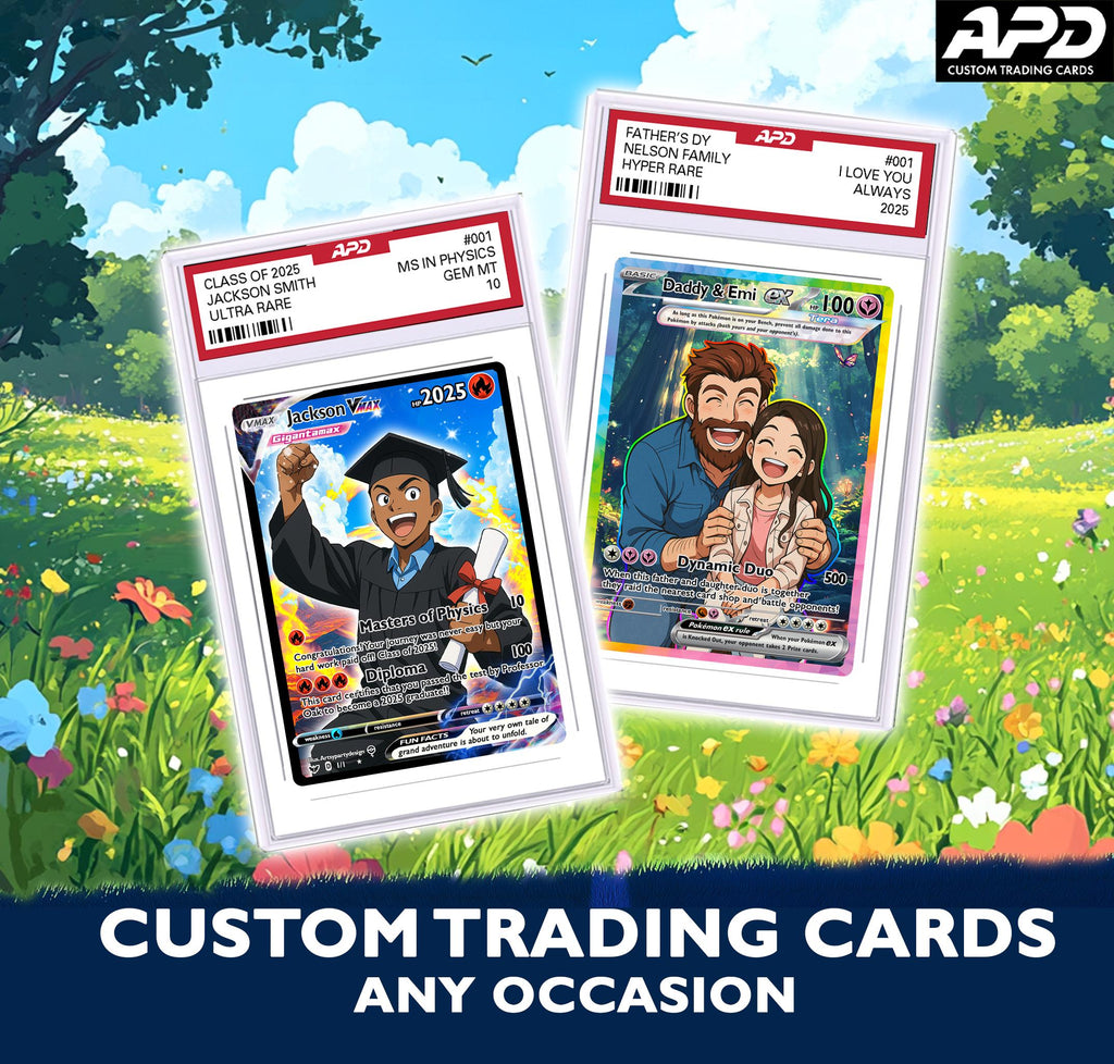 Custom Trainer Card, Custom Custom Trading Card , Custom Illustration Card, Poke Illustration, Artist rendition, Cartoon art, Anime Gift