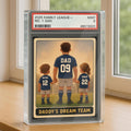 Soccer No.1 Dad Grandpa Man And Kids Trading Card Style Personalized Acrylic Block, Fathers Day Gift For Soccer Dad, ...