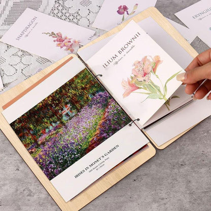 Custom Card Holder with Butterfly And Flower, Book Keepsake Storage, Holiday and Birthday Cards Storage, Greeting Car...