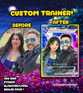 Custom Pokemon Card, Custom Trading Card , Custom Illustration Card, Pokemon Illustration, Artist rendition, Cartoon art, Anime Gift