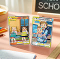 Personalized Pokémon Back to School Card for Kids, Custom Anime Style Student Gift, First Day of School Card for Boy Girl,Name Keepsake Gift