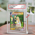 Custom Photo Couple Trading Card Gift, Anime-Inspired Wedding Keepsake, Personalized Acrylic Block, Anniversary Gift,...