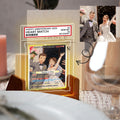 Photo Couple Trading Card Style Night Light, Custom Name, Personalized Photo Acrylic Plaque, Bedroom Decor,LED Night ...