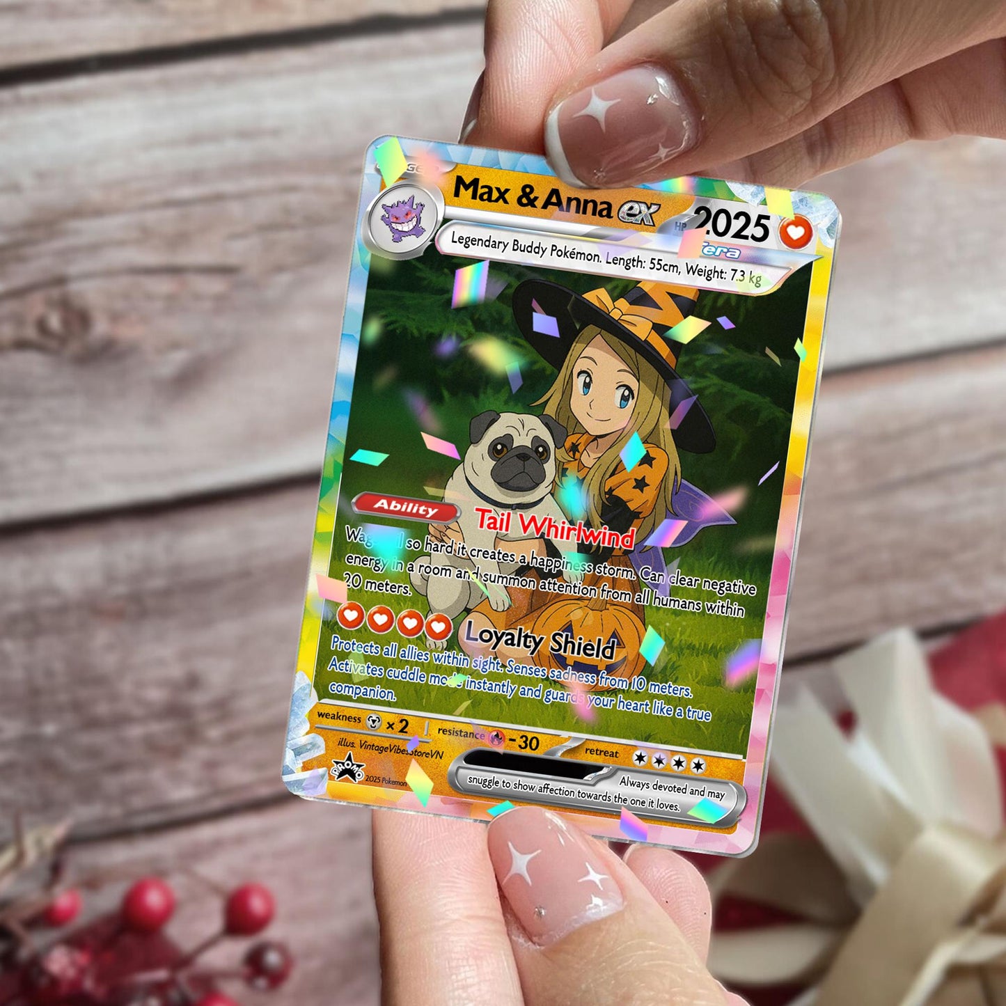 Custom Pet Pokemon Card, Pet as a Pokemon Card, Turn your pet into a Pokemon, Dog Portrait, Pet Lover Gift, Pet memor...
