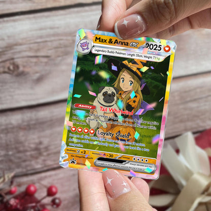 Custom Pet Pokemon Card, Pet as a Pokemon Card, Turn your pet into a Pokemon, Dog Portrait, Pet Lover Gift, Pet memor...