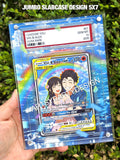 Custom Trainer Card, Custom Custom Trading Card , Custom Illustration Card, Poke Illustration, Artist rendition, Cartoon art, Anime Gift