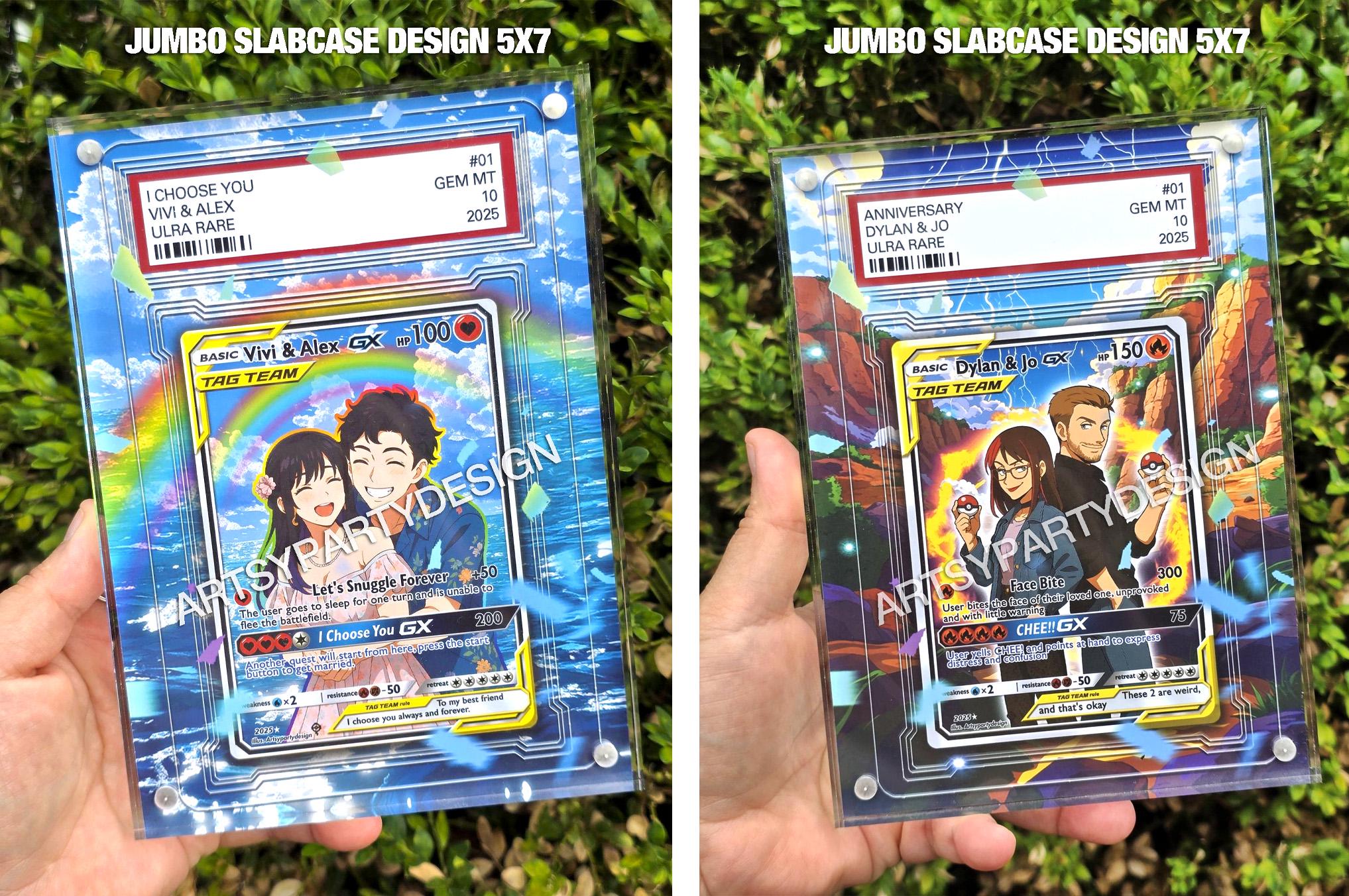 Custom Trainer Card, Custom Trading Card , Custom Illustration Card, Poke Illustration, Artist rendition, Cartoon art, Anime Gift