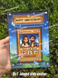 Custom Stardew Valley Card, Gift for Gamers, Personalized Couples Gifts, Anniversary, Birthday Gamer gift, Stardew Valley inspired