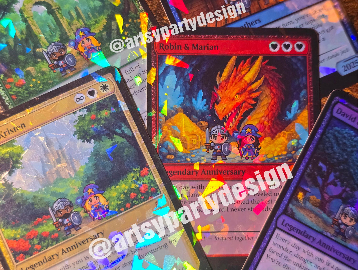Custom MTG Card, Custom Anniversary Card, Wedding gift, gift for him, Magic the Gathering Card, Love the Gathering Ca...