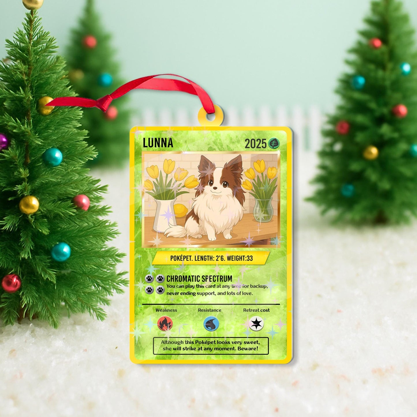 Personalized Photo Anime Your Pet as a Poke Pet, Photo&Text Game Card - PokeCard Gift for Pet Lover Ornaments, Dog Po...