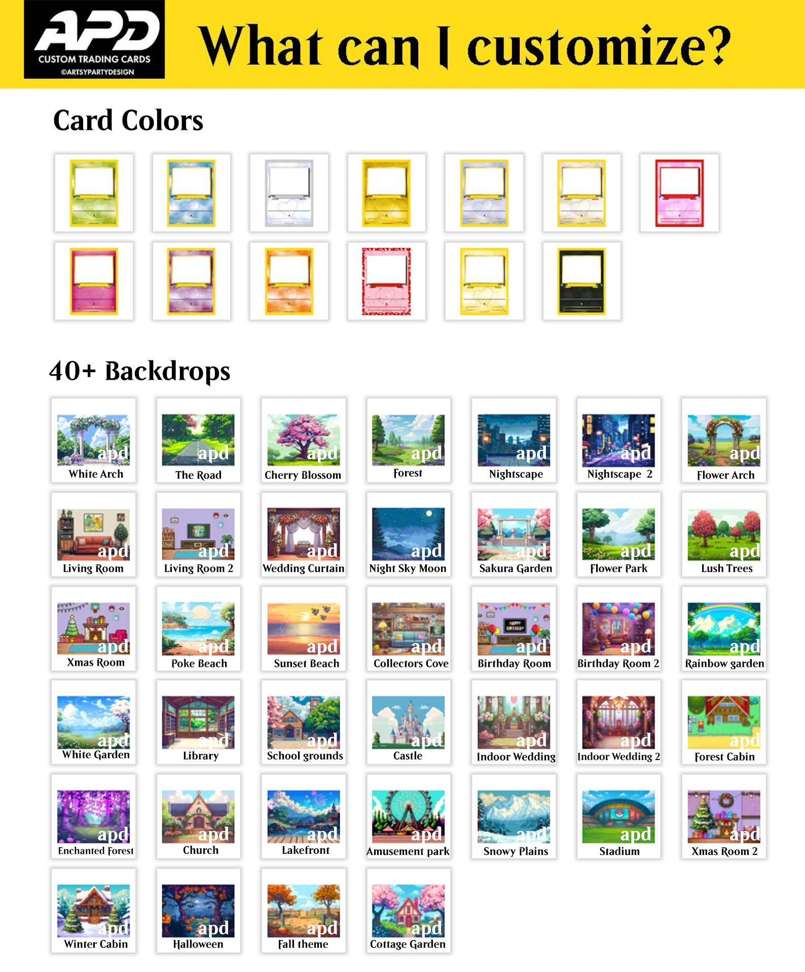 Custom Anniversary Card, Custom PokeCard, Custom Trading Card, Proposal Card, Anniversary, Wedding Card, TCG, Custom Trading card