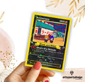 Custom Anniversary Card, Custom PokeCard, Valentines Day Gift , Proposal Card, Anniversary, Wedding Card, Anime Gift, Ninja anime