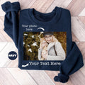 Custom Photo Sweatshirt, Personalized Family Picture Hoodie, Custom Text Outfit, Customized Image Clothing, Custom Ma...