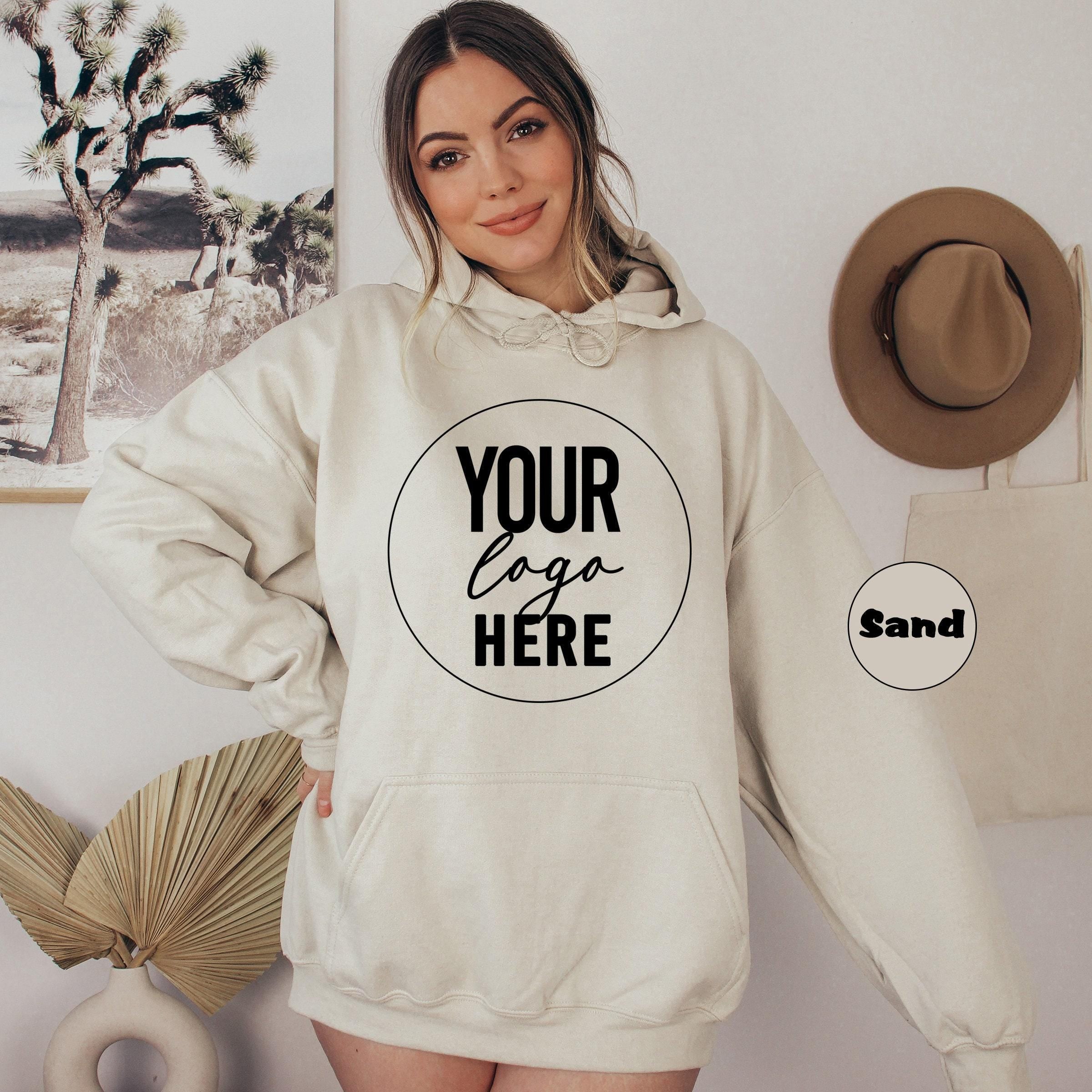 Custom Text Sweatshirts, Personalized Saying Hoodie, Customized Name Women Outfit, Personalised Logo Clothing, Custom...