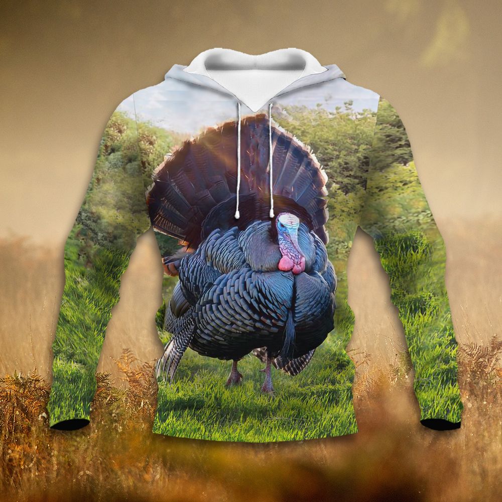 Turkey Hunting Green Lht Lttlj Unisex 3D Hoodie All Over Print
