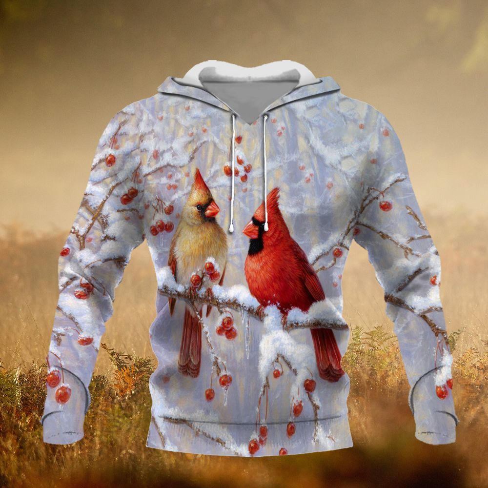 Cardinal Nthn Unisex 3D Hoodie All Over Print