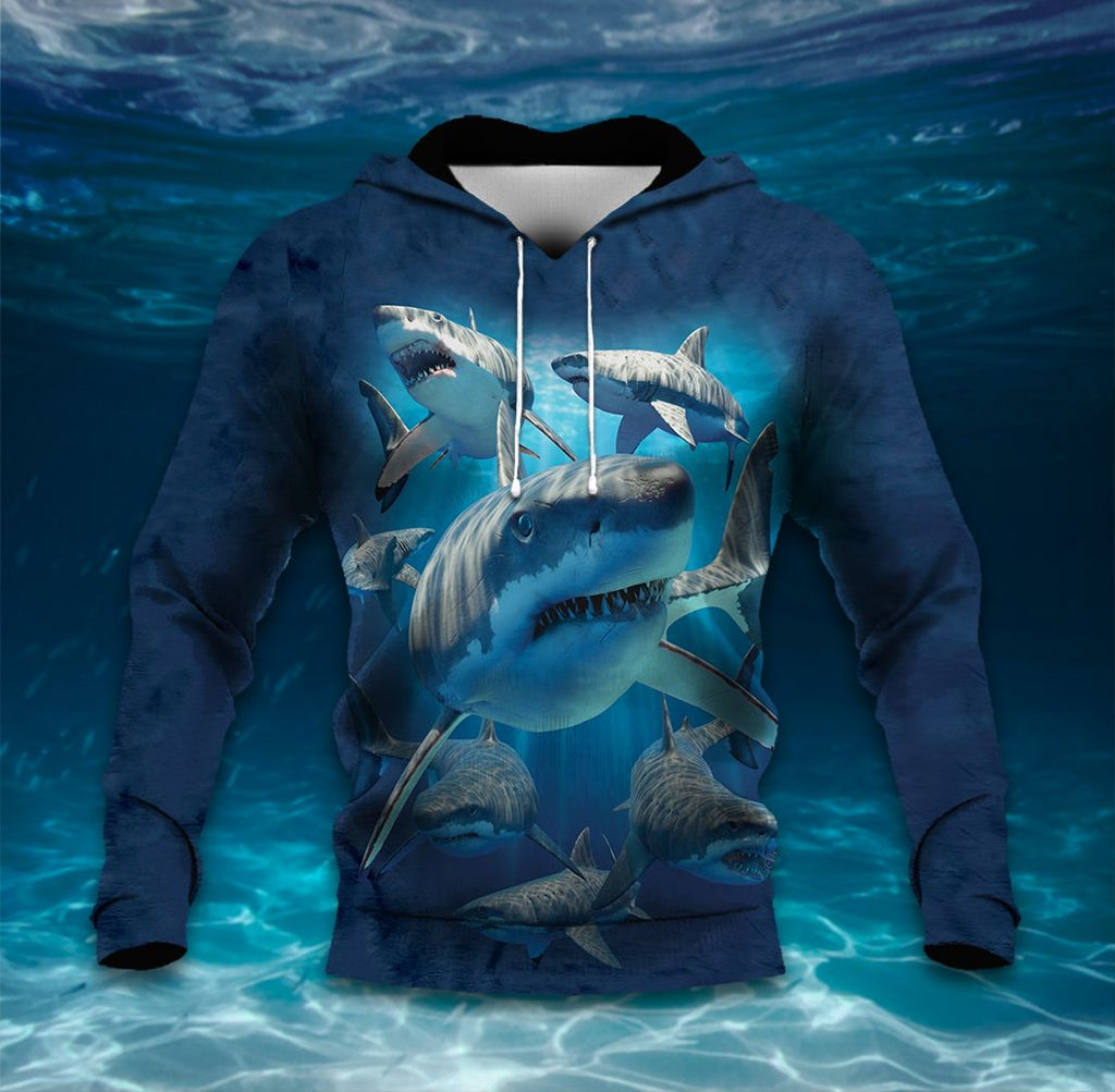 Shark Tthj Lbht Unisex 3D Hoodie All Over Print