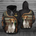 Jack Russell Terrier Pullover Unisex 3D Hoodie All Over Print