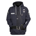 Cosplay Police Personalized Awesome Unisex 3D Hoodie All Over Print