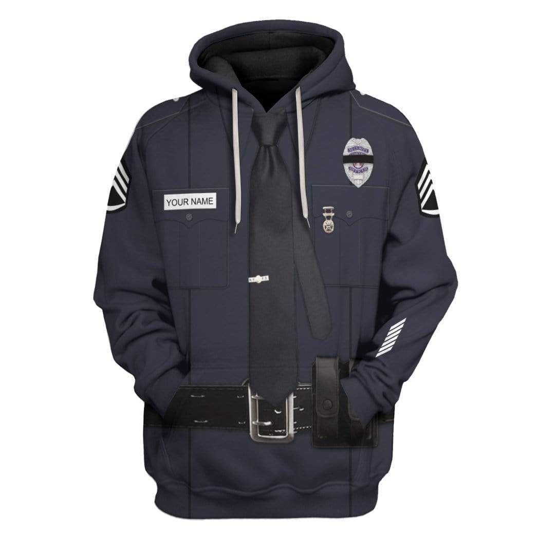 Cosplay Police Personalized Awesome Unisex 3D Hoodie All Over Print