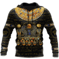Egyptian Gods Ancient Khepri Black Cool Unisex 3D Hoodie All Over Print