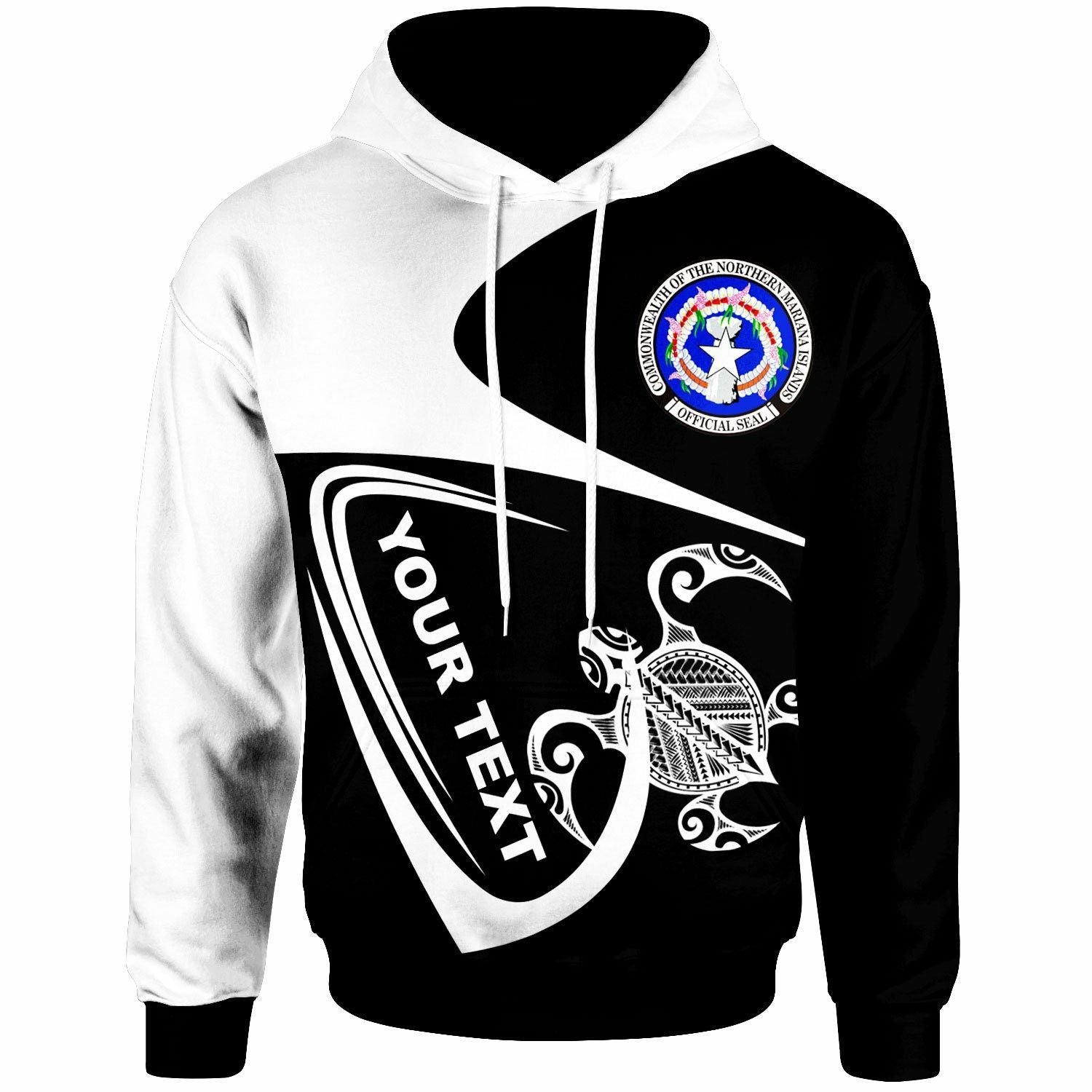 Cnmi Street Black And White Unique Personalized Unisex 3D Hoodie All Over Print