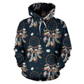 Dreamcatcher Black Basic Unisex 3D Hoodie All Over Print