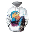 Otter Multicolor Cute Unisex 3D Hoodie All Over Print