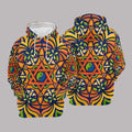 Star Of David Unisex 3D Hoodie All Over Print
