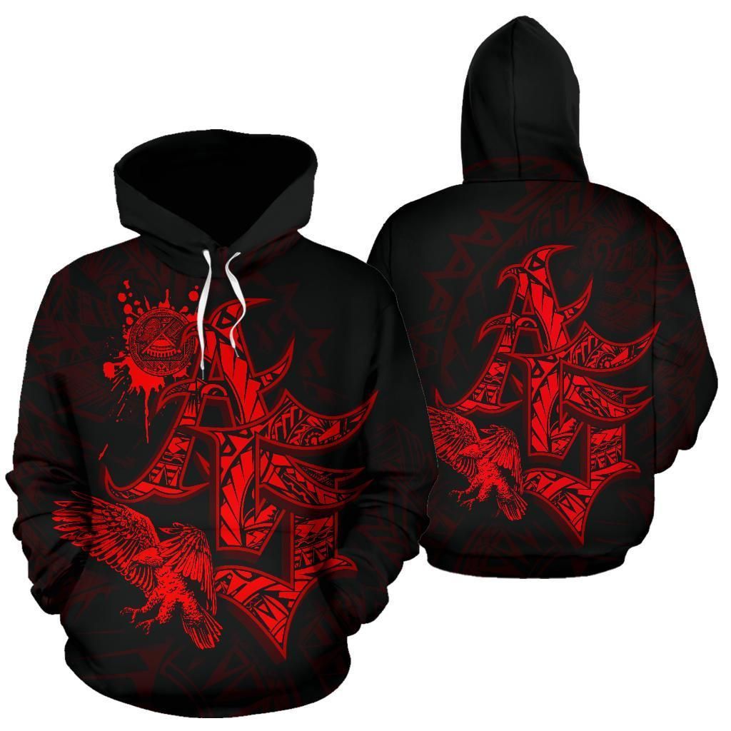 American Samoa Marron High Quality Unisex 3D Hoodie All Over Print