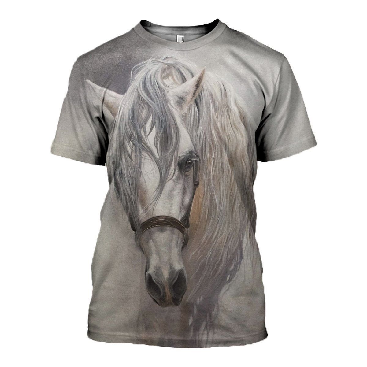 Horse graphic t-shirt, unisex cotton tee