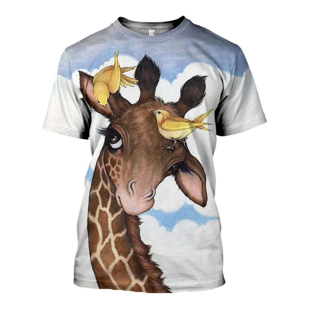 Giraffe graphic t-shirt, unisex cotton tee