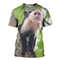Capuchin graphic t-shirt, unisex cotton tee
