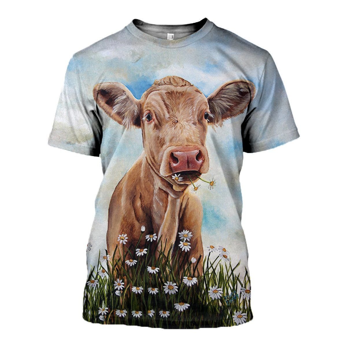 Cow graphic t-shirt, unisex cotton tee