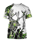 Deer Hunting Toxic Camo graphic t-shirt, unisex cotton tee
