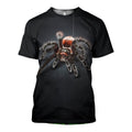 Brown Spider graphic t-shirt, unisex cotton tee