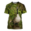 Goose graphic t-shirt, unisex cotton tee