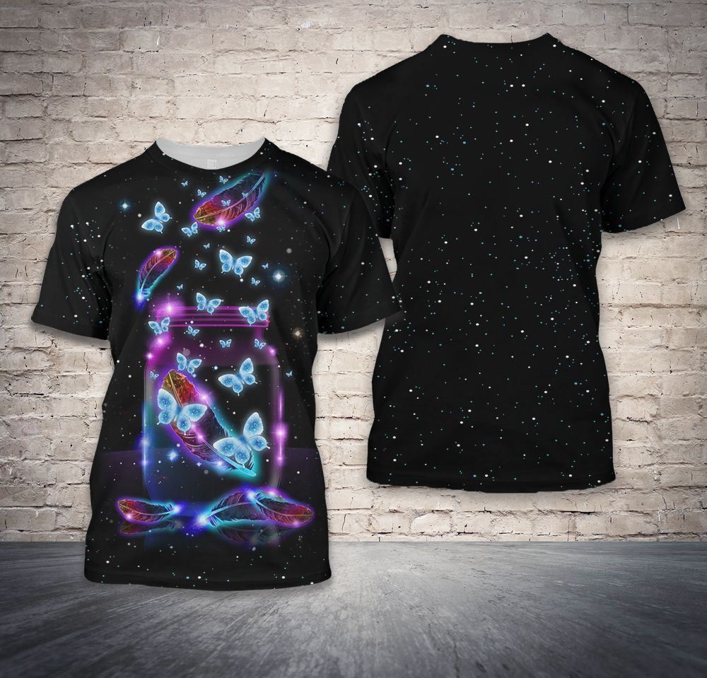 Butterfly Bling Bling graphic t-shirt, unisex cotton tee