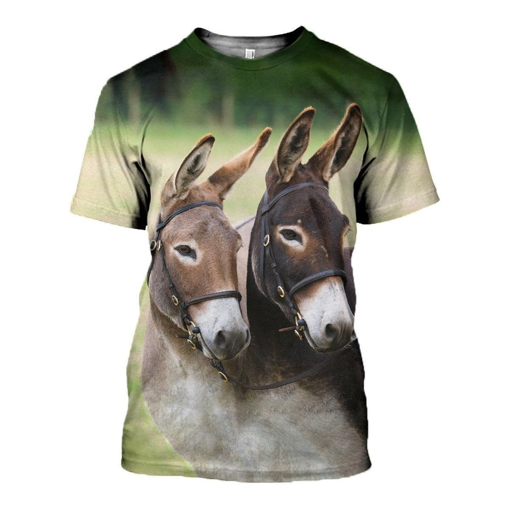 Donkey graphic t-shirt, unisex cotton tee