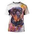 Rottweiler graphic t-shirt, unisex cotton tee