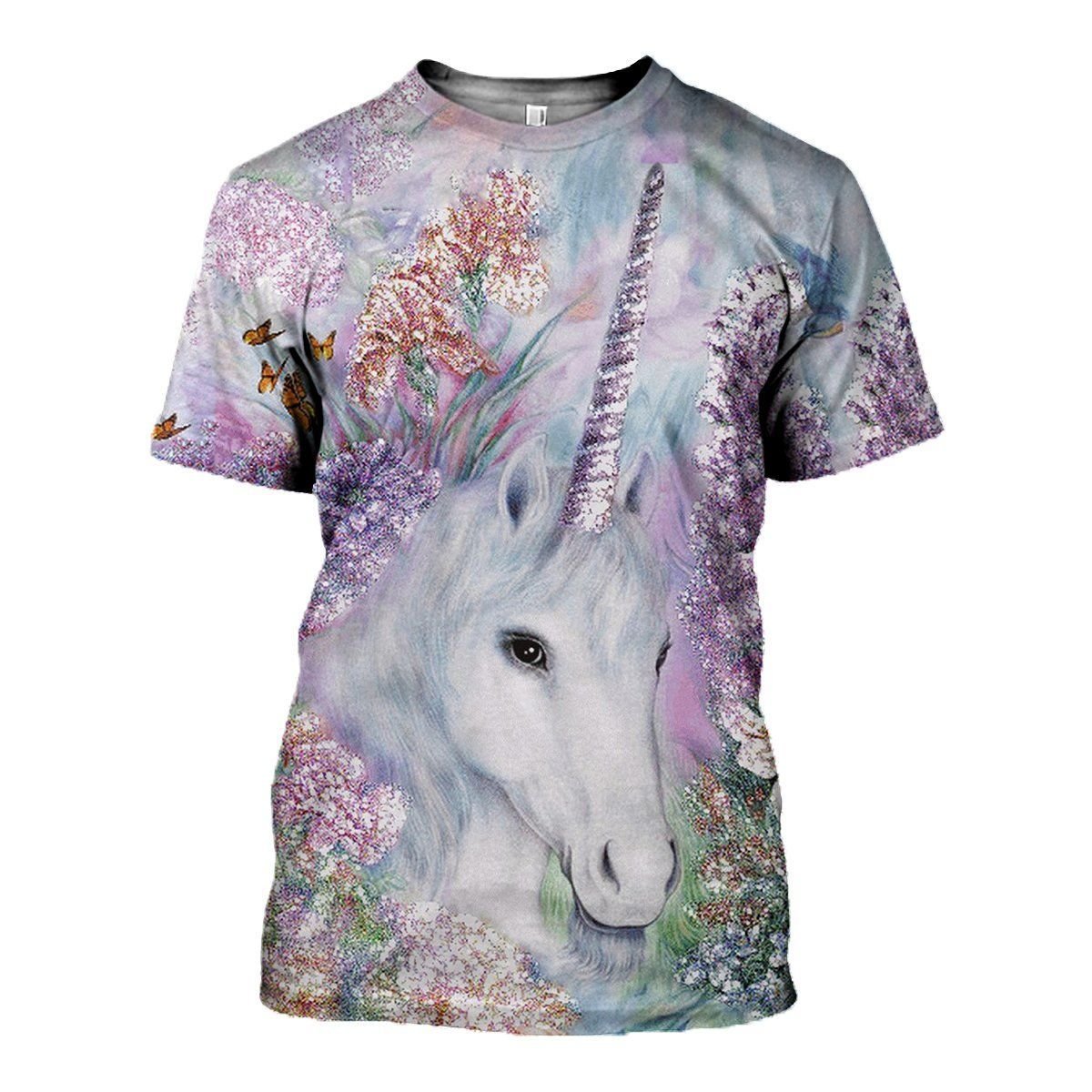 Unicorn graphic t-shirt, unisex cotton tee