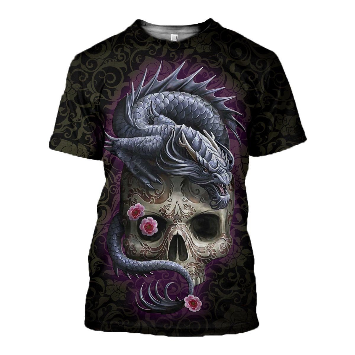 Dragon graphic t-shirt, unisex cotton tee