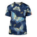 Butterfiles Adak graphic t-shirt, unisex cotton tee