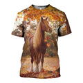 Horse graphic t-shirt, unisex cotton tee