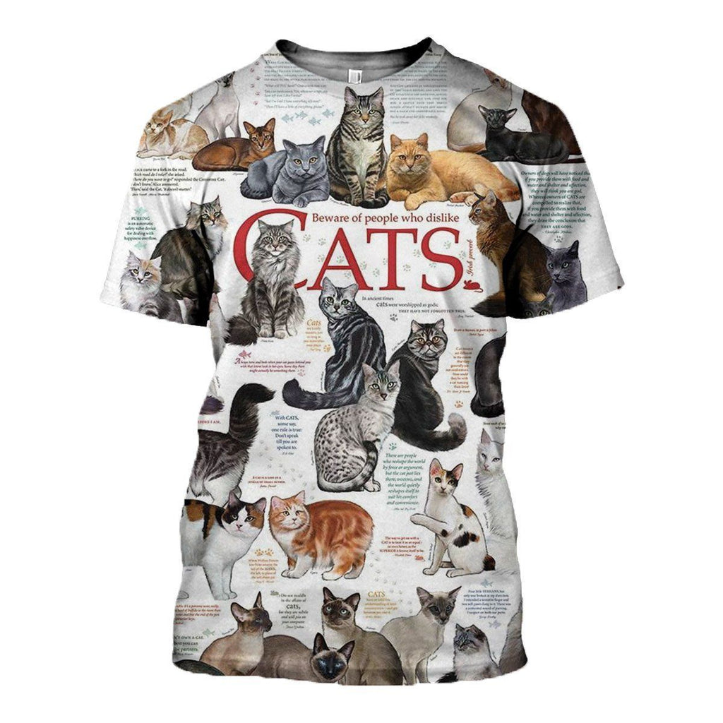 Cats Collection graphic t-shirt, unisex cotton tee