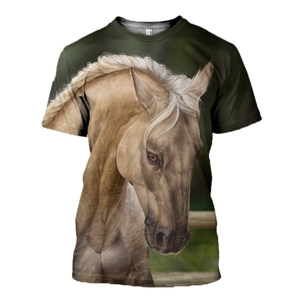 Horse graphic t-shirt, unisex cotton tee