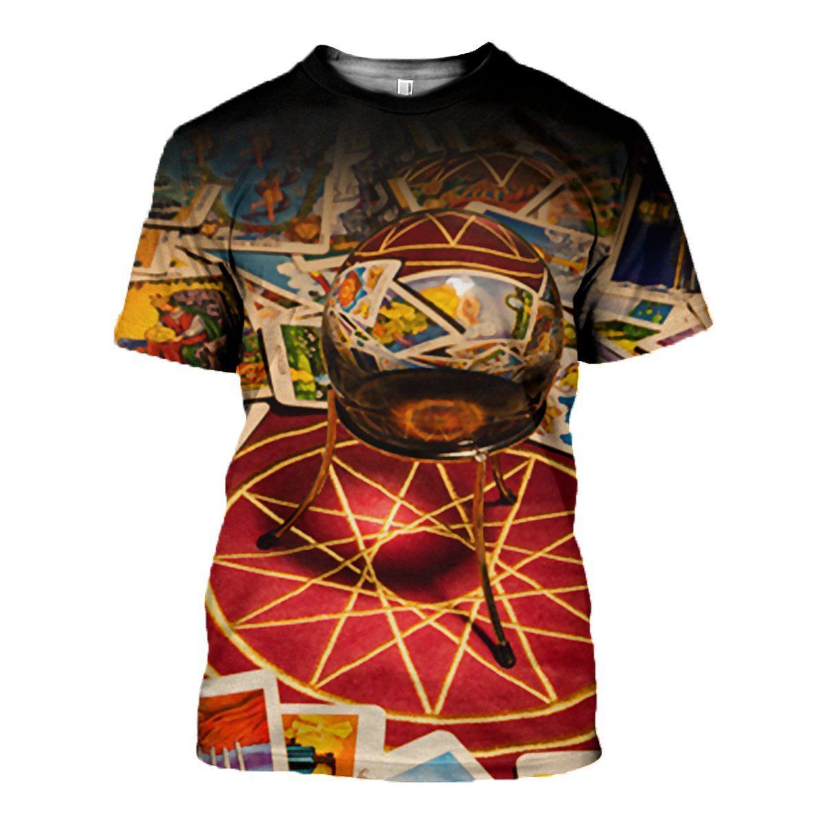 Tarot graphic t-shirt, unisex cotton tee